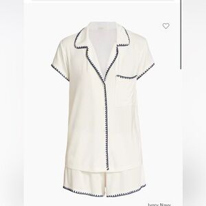 Eberjey Frida Whipstitch Short Pajama Set